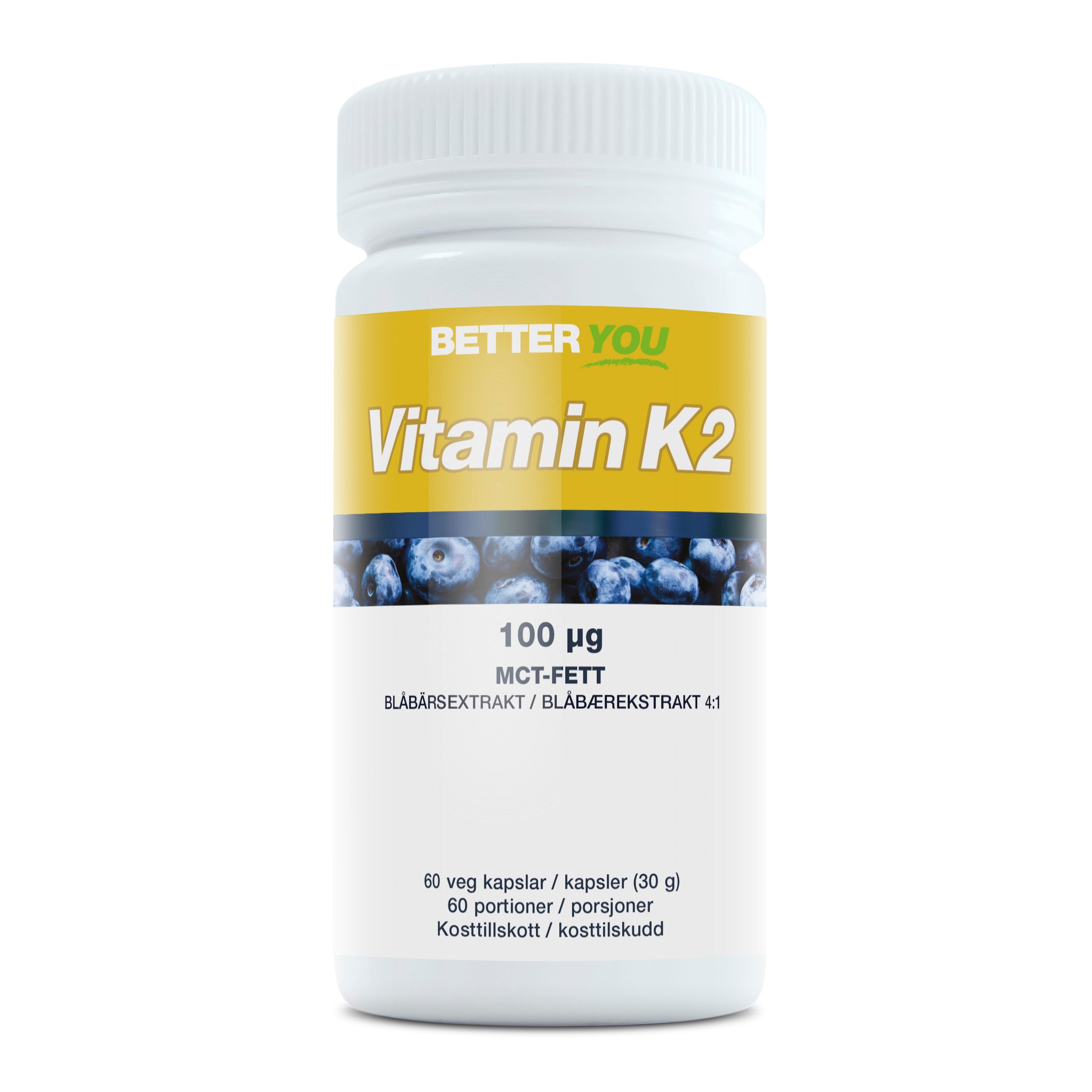 Vitamin K2 100 µg - 90 kaps