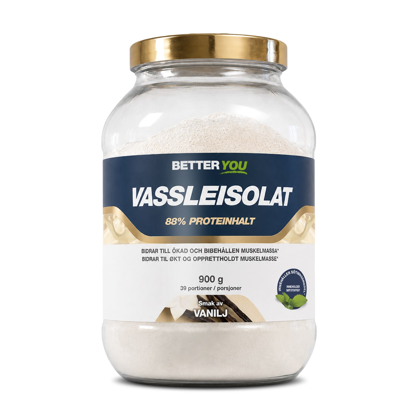Vassleproteinisolat 900 g
