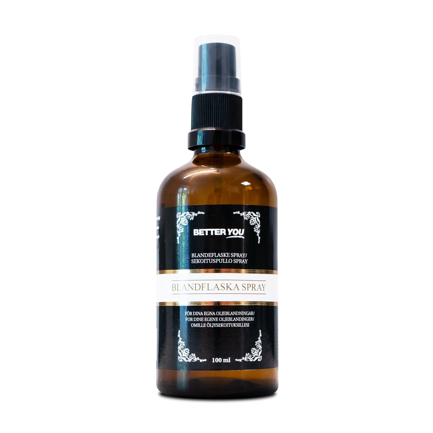 Blandflaska med spraylock
