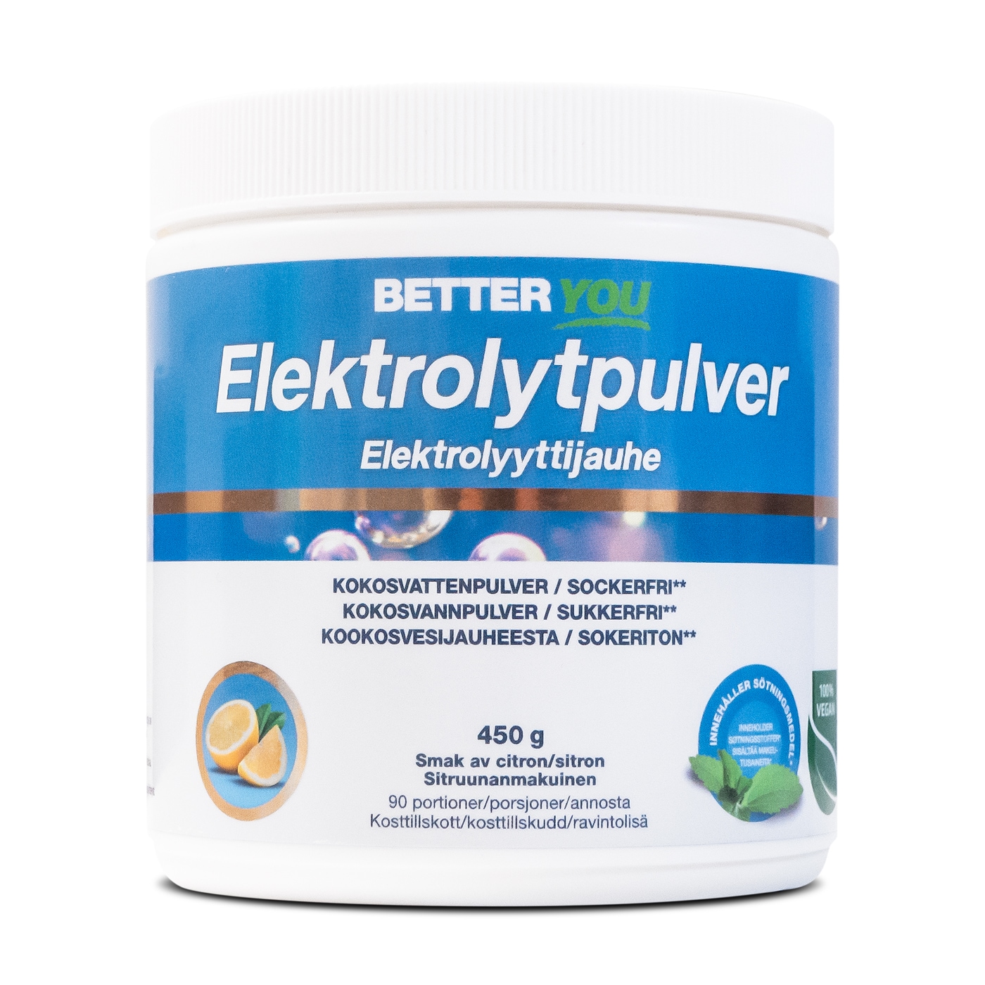 Elektrolytpulver 450 g - Citron