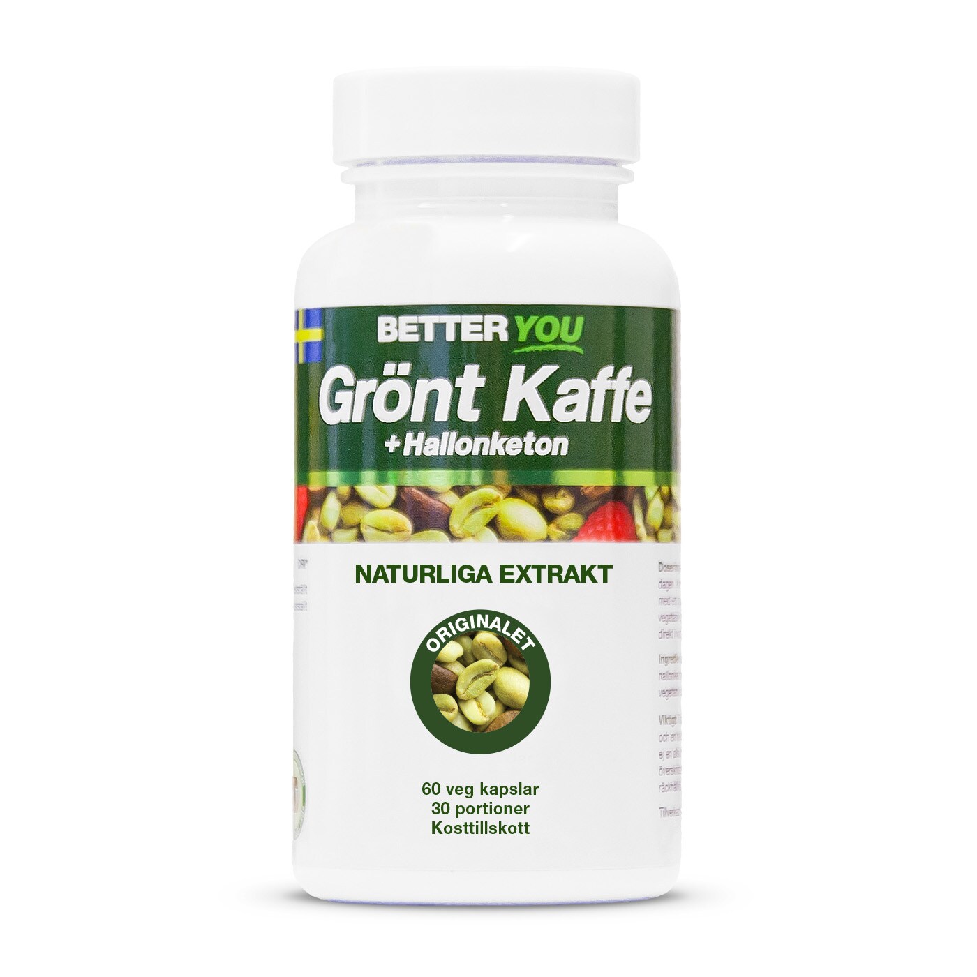 Grönt kaffe + Hallonketon