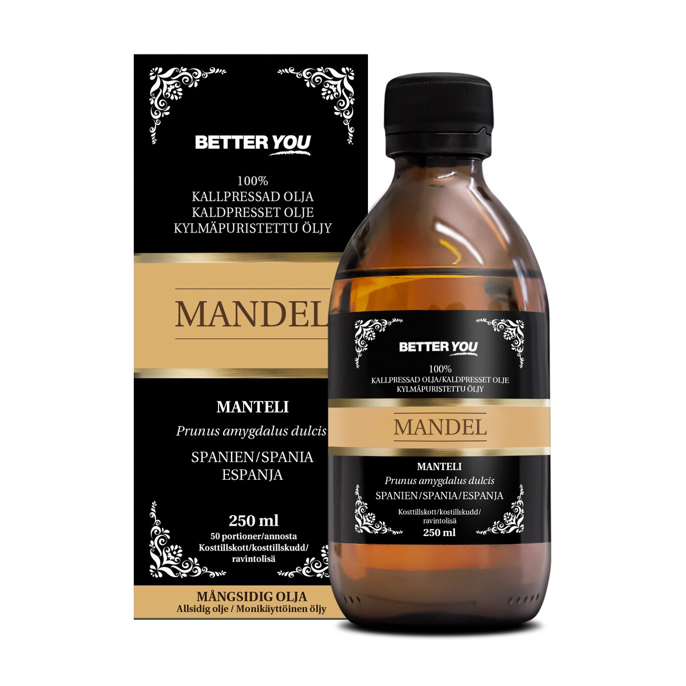 Mandelolja - Kallpressad