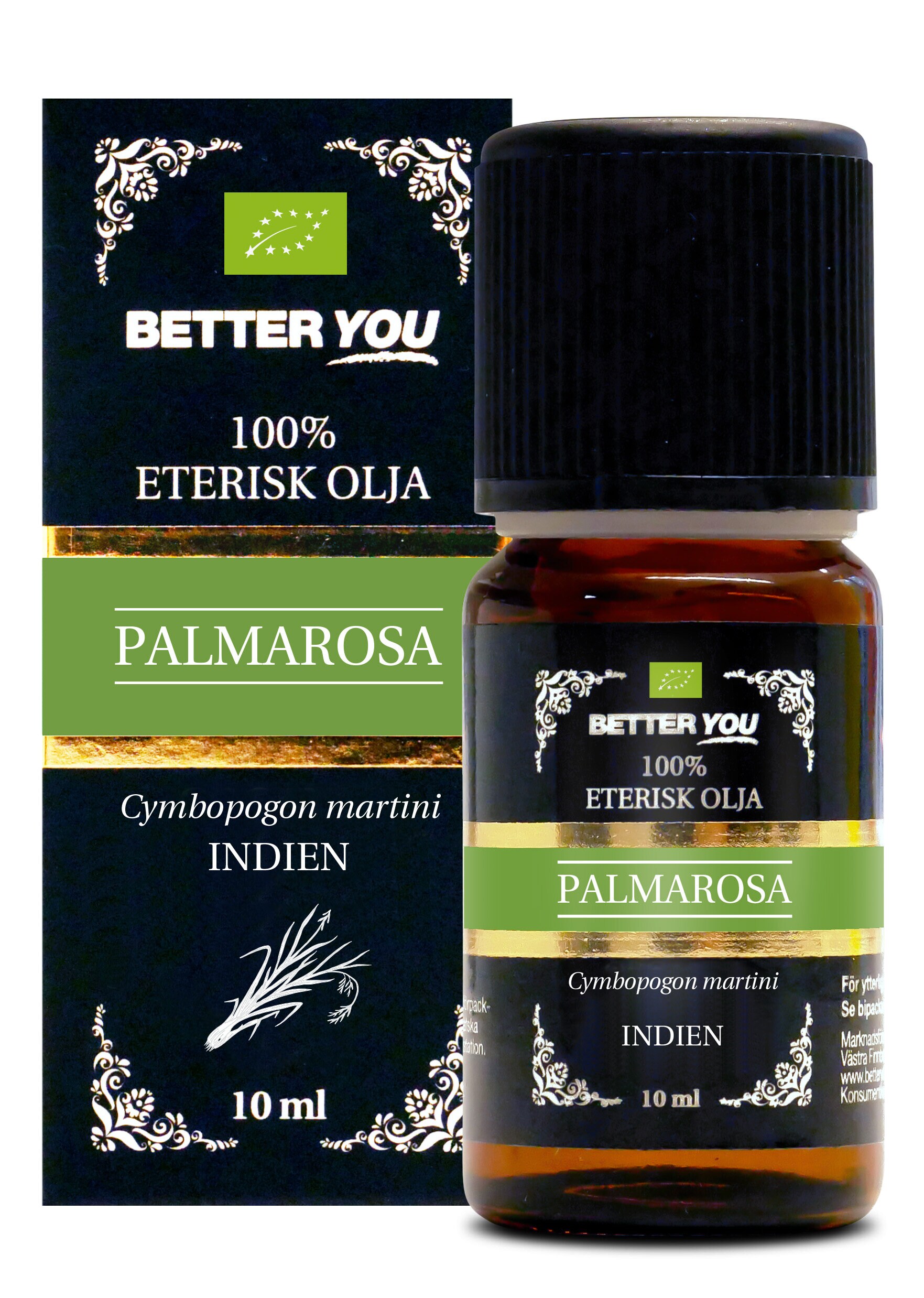 Palmarosaolja EKO Eterisk - 10 ml