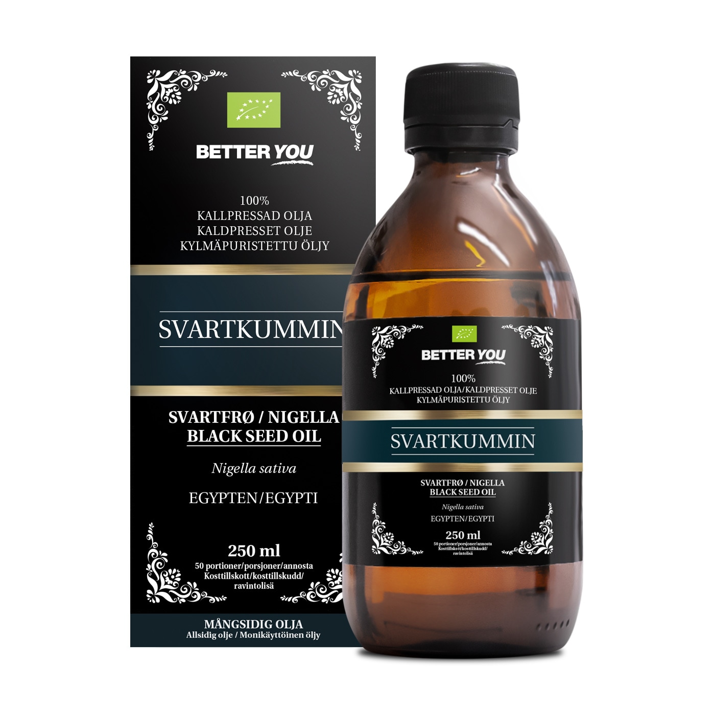 Svartkumminolja EKO Kallpressad