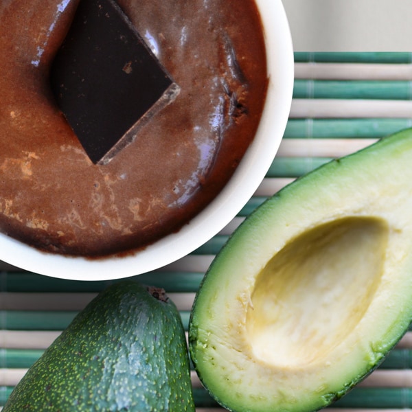 Choklad-Avocadomousse