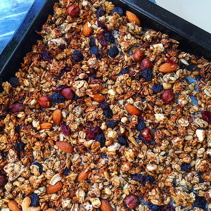 Granola med protein