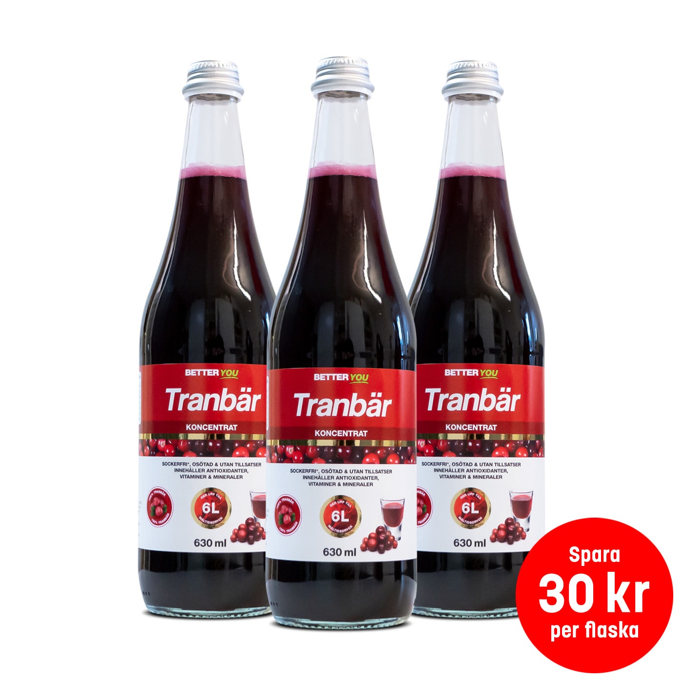 Tranbärskoncentrat 630 ml