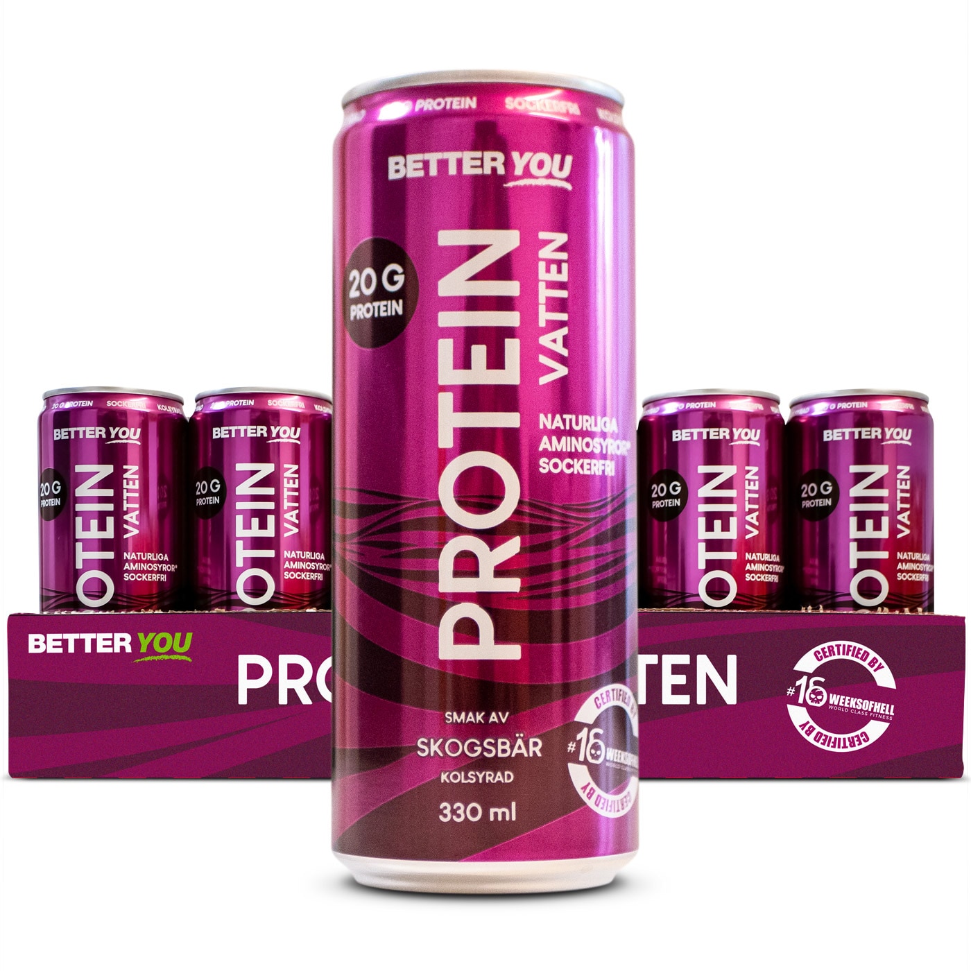 Proteinvatten - 24-pack