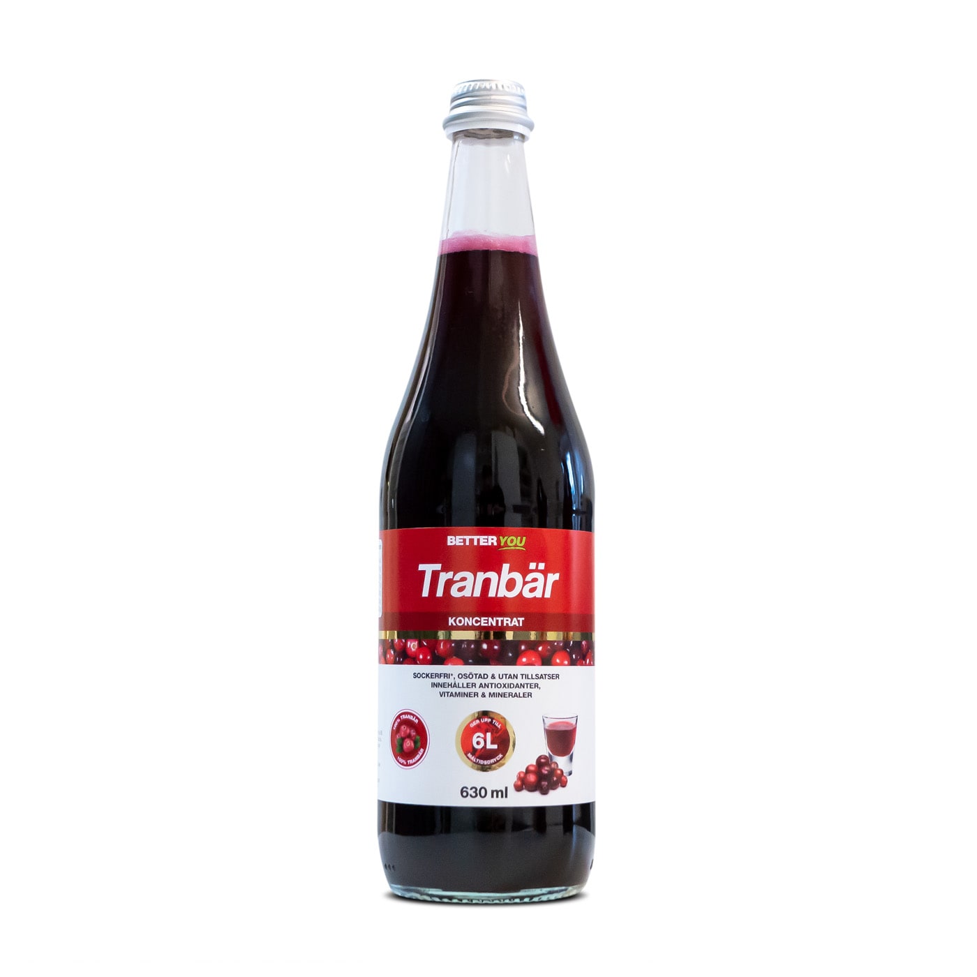 Tranbärsjuice 630 ml